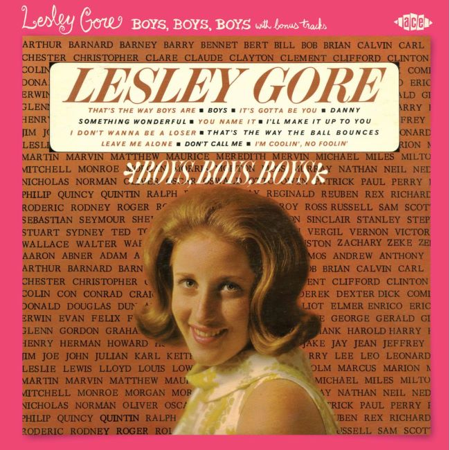 Gore ,Lesley - Boys ,Boys ,Boys ..Wih Bonus Tracks